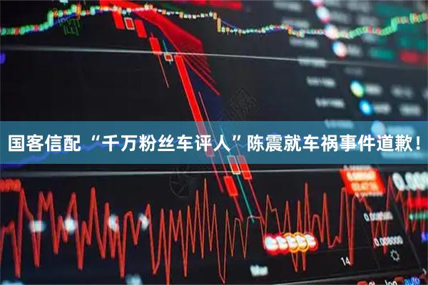 国客信配 “千万粉丝车评人”陈震就车祸事件道歉！